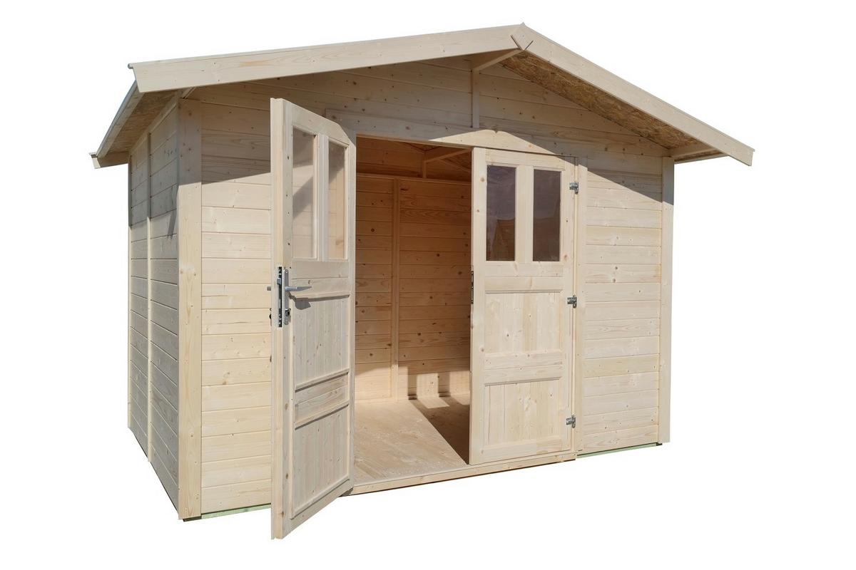 Kerti Faház Madrid Kb. 6m2 - natúr színű, Basics, fa - Best Price