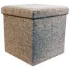 Sitzwürfel Storecube - Grau, Basics, Textil (38/38/38cm) - Echtwerk