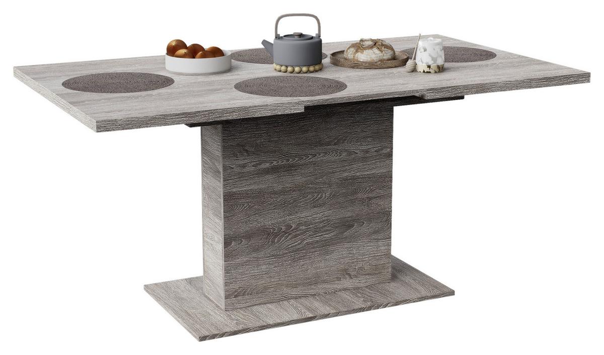 Kihúzható Étkezőasztal Corina 2 - Modern, faalapú anyag (160-200/75,9/90cm)