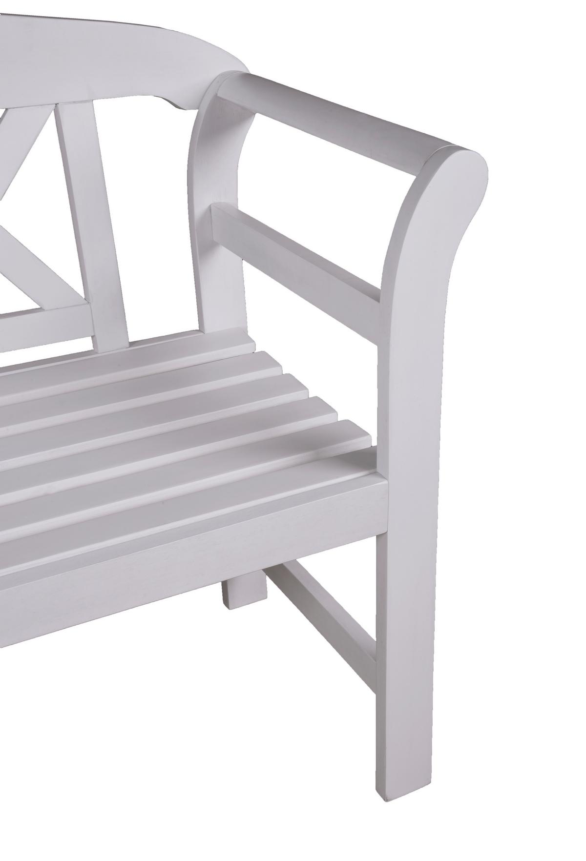 Gartenbank Eukalyptusholz 2-Sitzer Vancouver - Eukalyptusholzfarben, Basics, Holz (128/80/51cm) - Gardenson