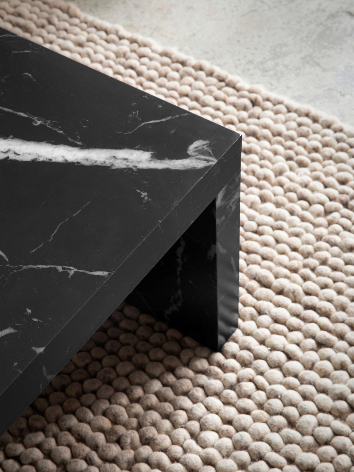 Couchtisch Schwarz L: 110 cm - Schwarz, Design, Holzwerkstoff (110/55/35cm) - Livetastic