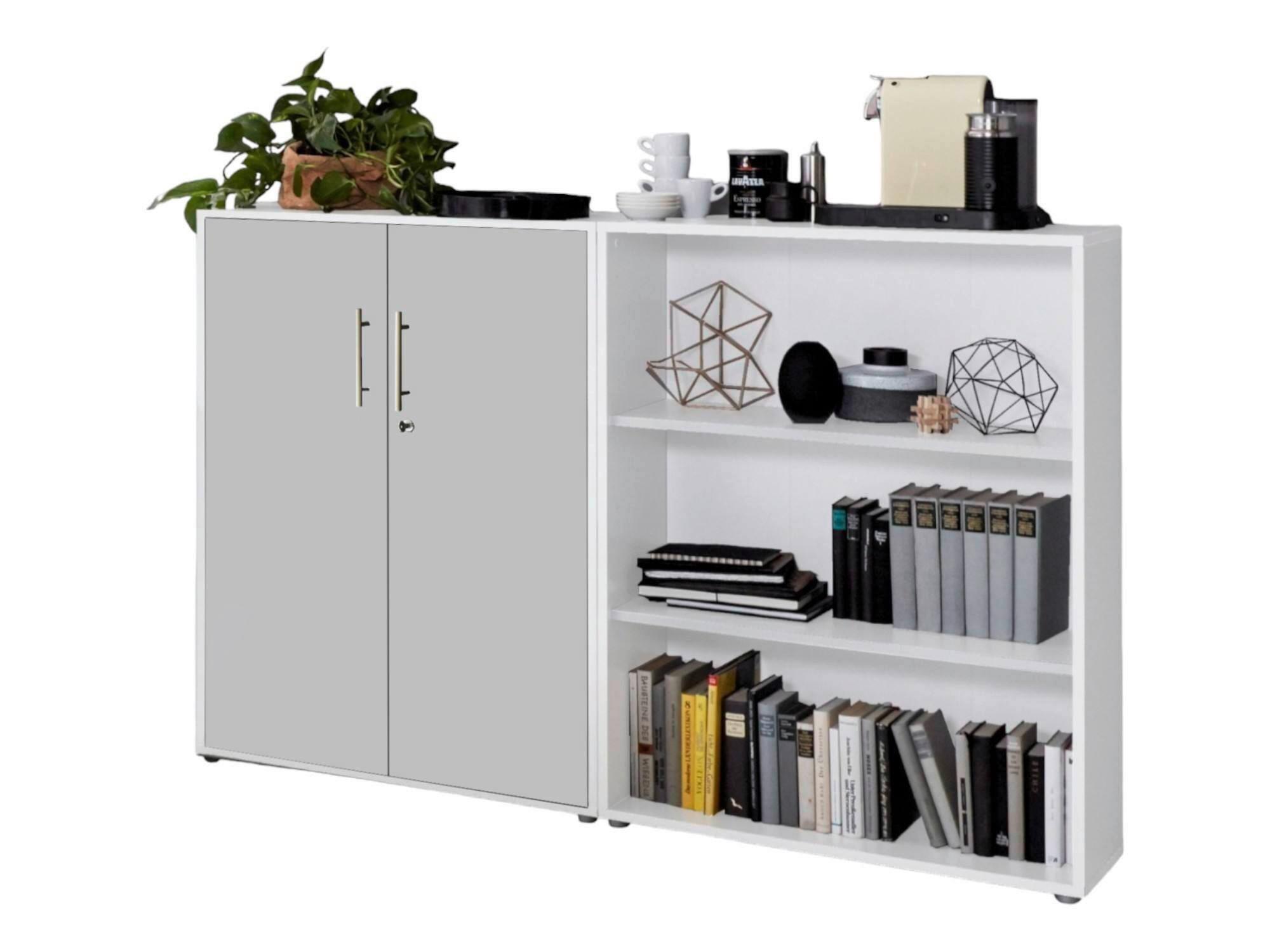 AKTENSCHRANK OFFICE EDITION-SW SET 1 NIEDR.