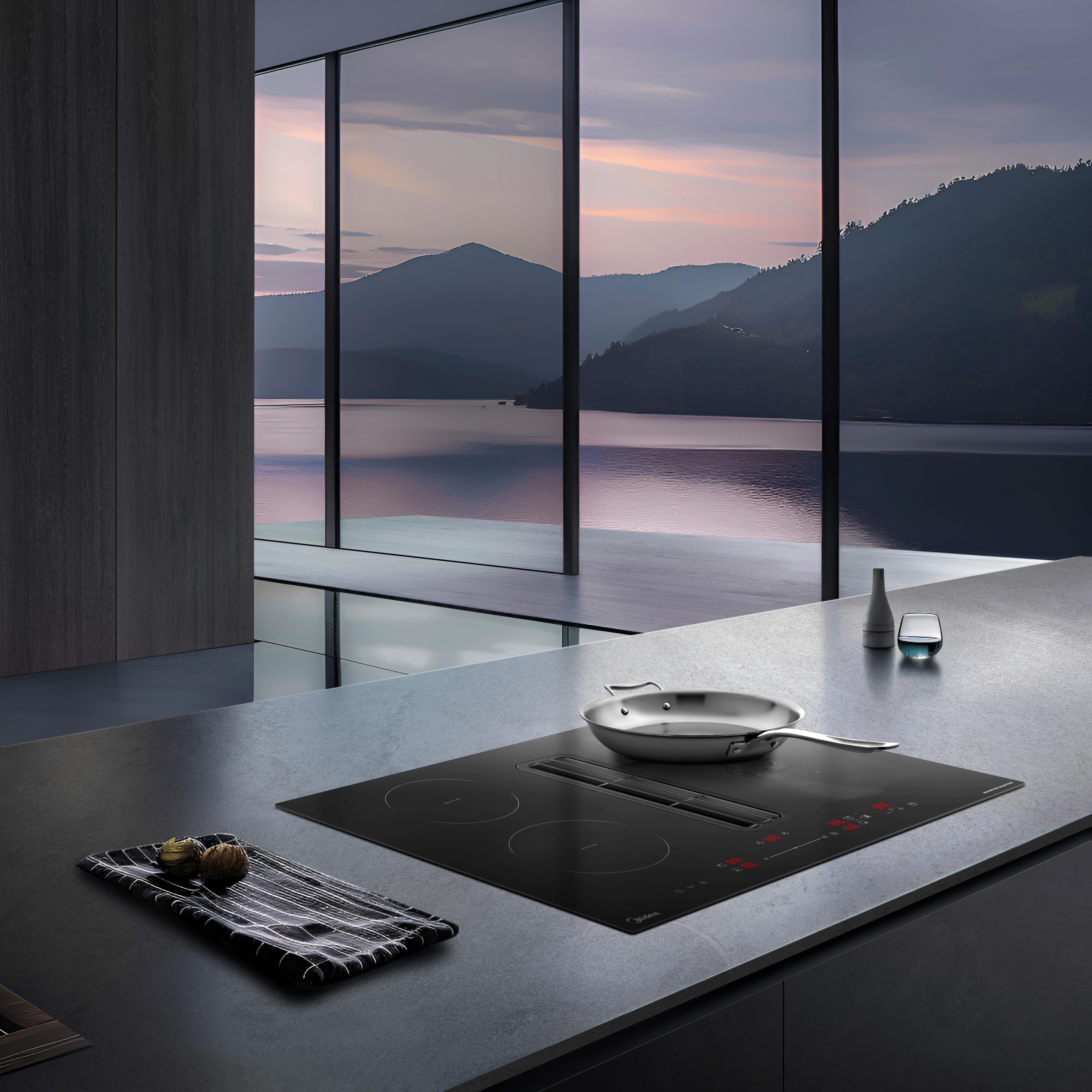 Kochfeld-Dunstabzug-Kombi Mih742fy18k1 - MODERN (52/23/60cm) - Midea
