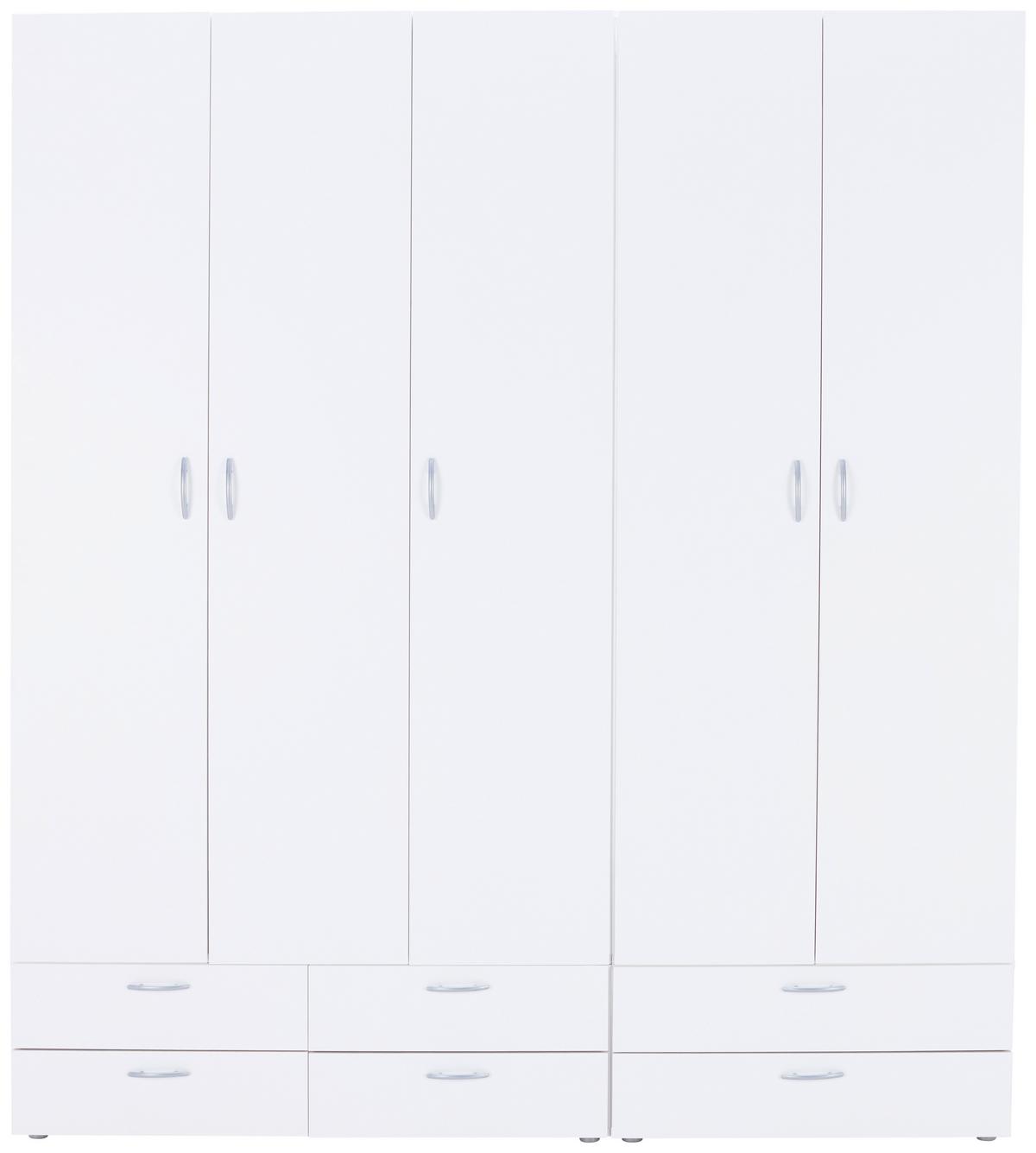 ZÁSUVKOVÝ BOX BASIC 3 - bílá, Konvenční, kompozitní dřevo (110,7/35/51,9cm)