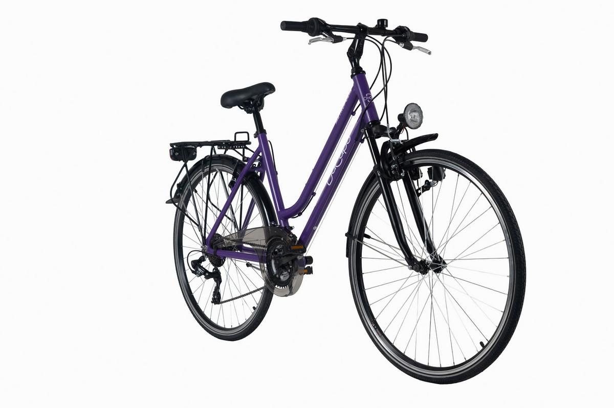 Trekkingrad lila - Lila, Basics, Metall (25cm)