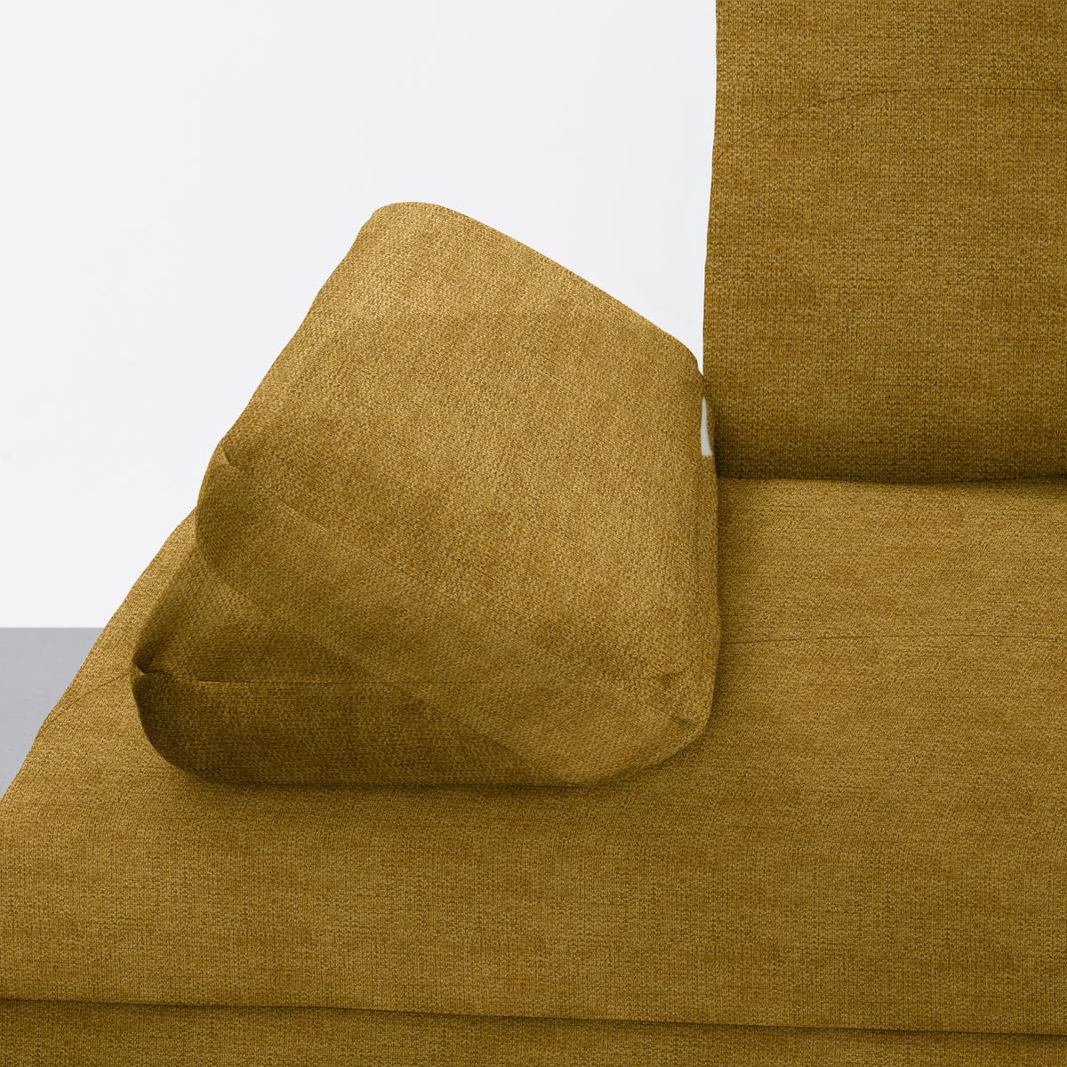 Rohová sedačka TRENDY, ľavá, horčicovožltá - horčicovožltá/čierna, Modern, kov/kompozitné drevo (250/93/310cm) - Premium Living