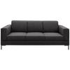 3-Sitzer-Sofa Looks Vii - Anthrazit/Silberfarben, Design, Textil (210/82/90cm) - LOOKS by W.Joop