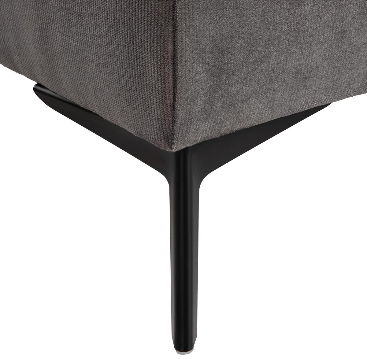 Boxspring postel ONE 2 160x200cm,antracitová - šedá/černá, Konvenční, dřevo/kompozitní dřevo (160/200cm) - Mömax