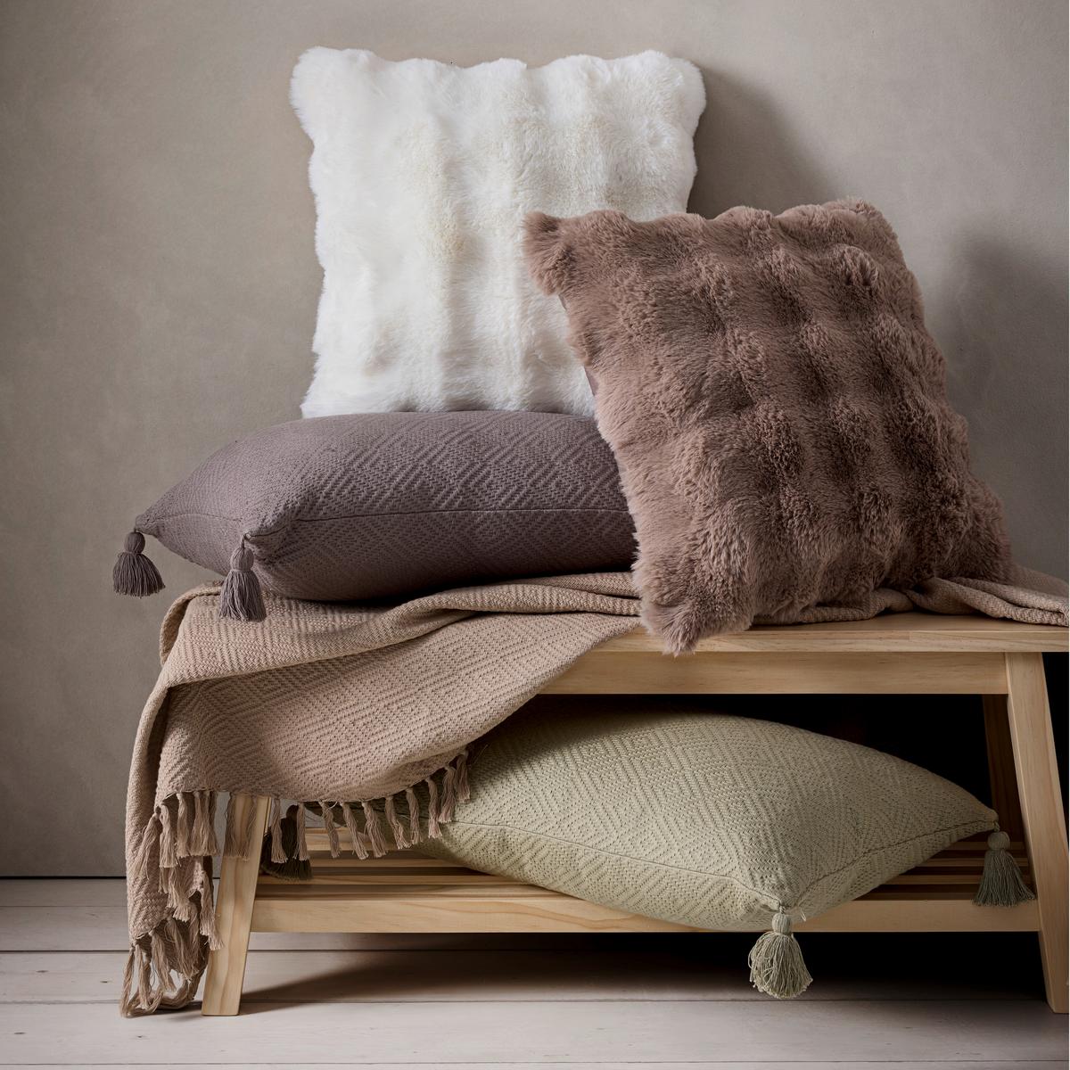 PŘEHOZ NA POSTEL Frieda, 130/180cm, béžová - béžová, Lifestyle, textil (130/180cm) - Modern Living