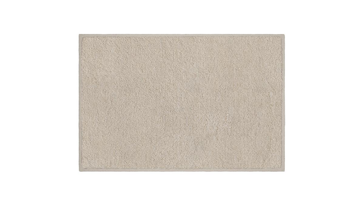 Badematte Jocylin - Beige, Basics, Textil (60/90cm) - Grund