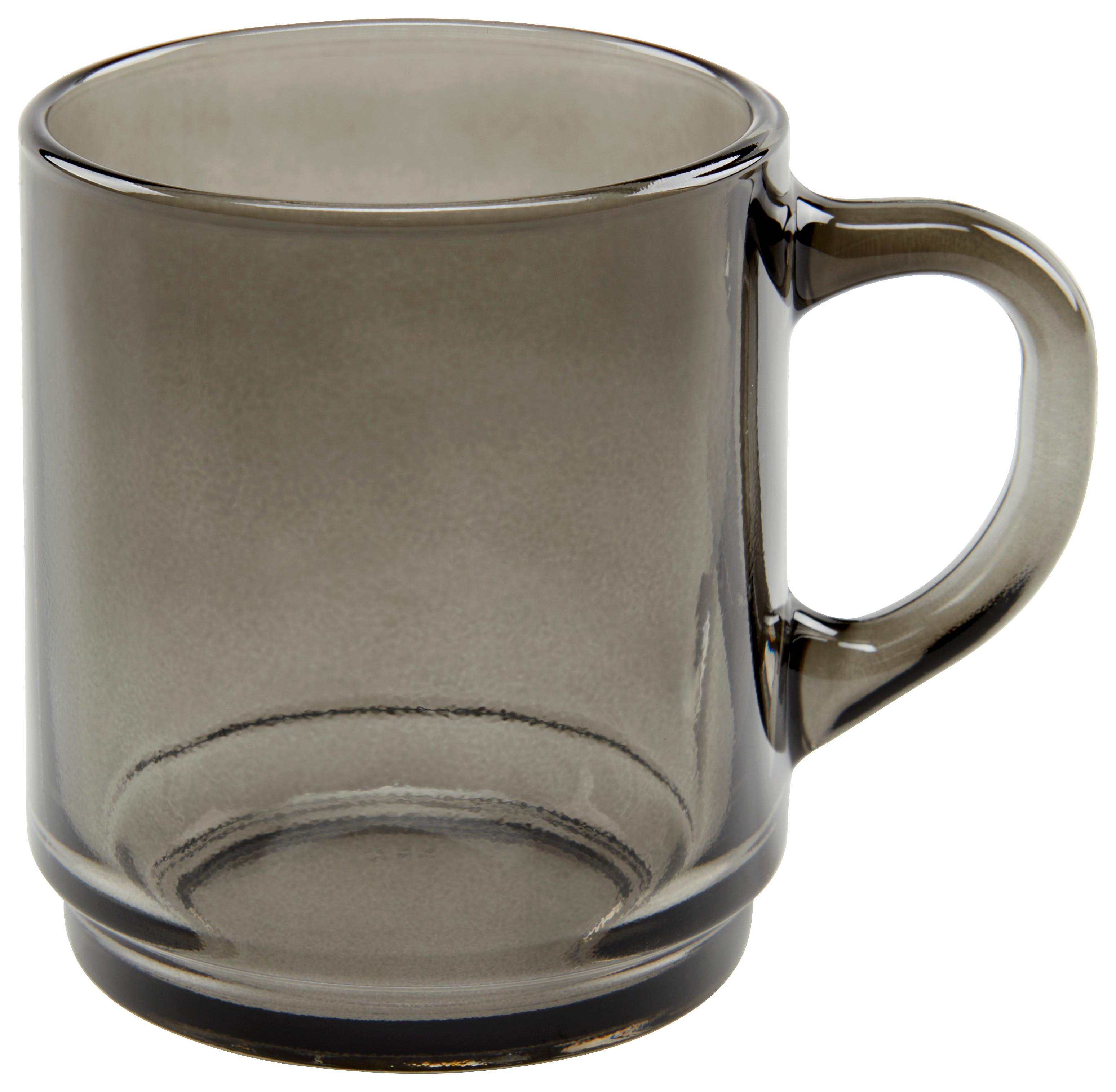 Csésze Bianca - szürke, Basics, Üveg (9,1cm) - James Wood