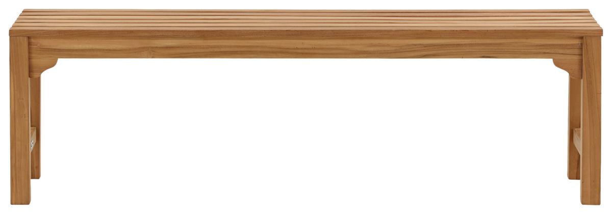Gartenbank Kenya - Teakfarben, KONVENTIONELL, Holz (150/45/40cm) - Gardenson