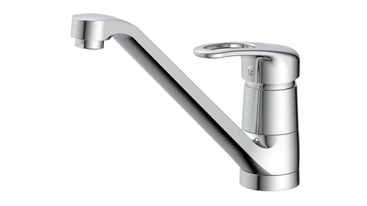 Küchenarmatur Sistant Wien Chromfarben Schwenkbar, Hochdruck - Chromfarben, Basics, Metall (17cm) - Sistant