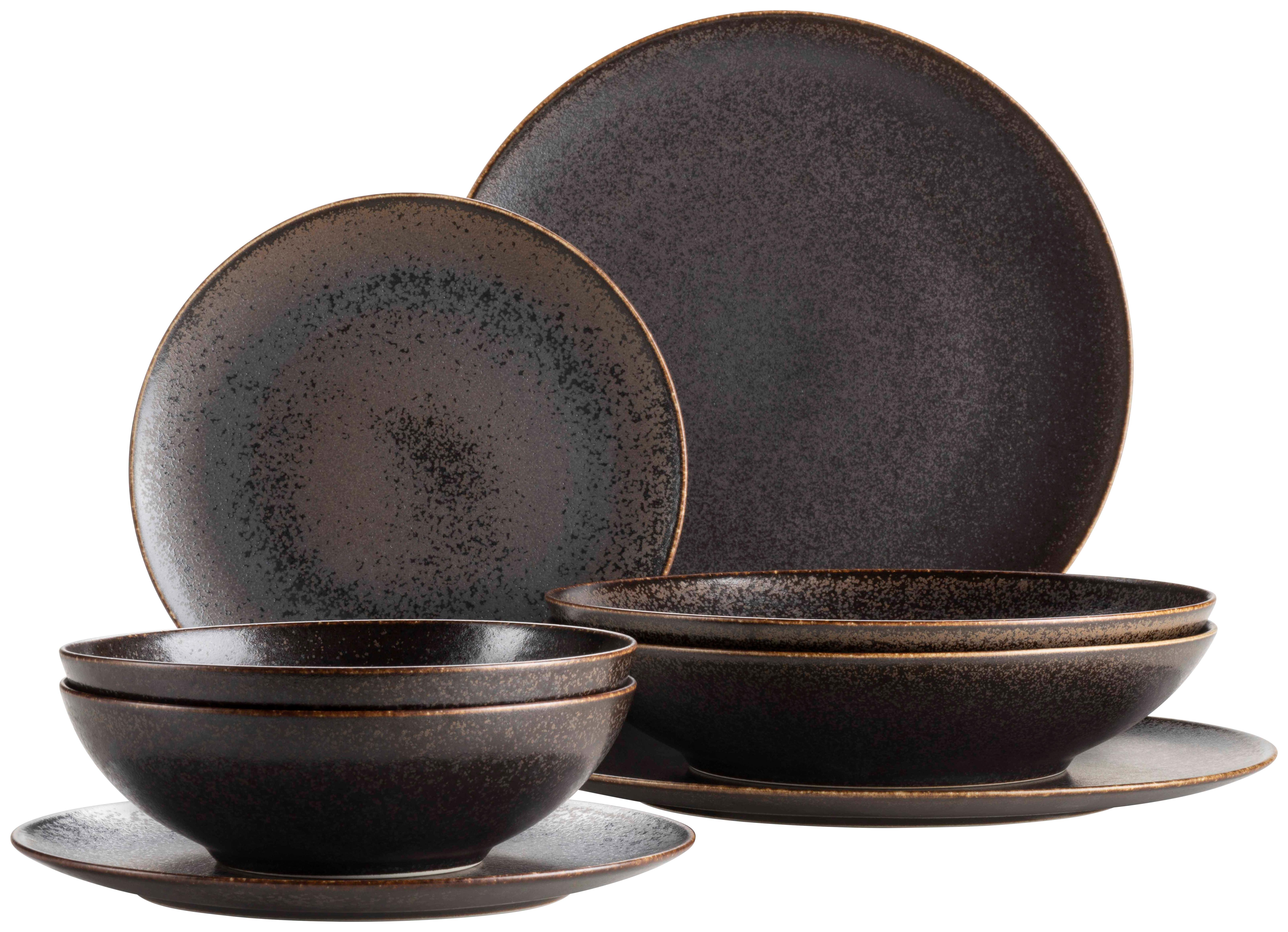 Mäser KOMBISERVICE Braun/Schwarz, 8-teilig online kaufen ➤ Möbelix