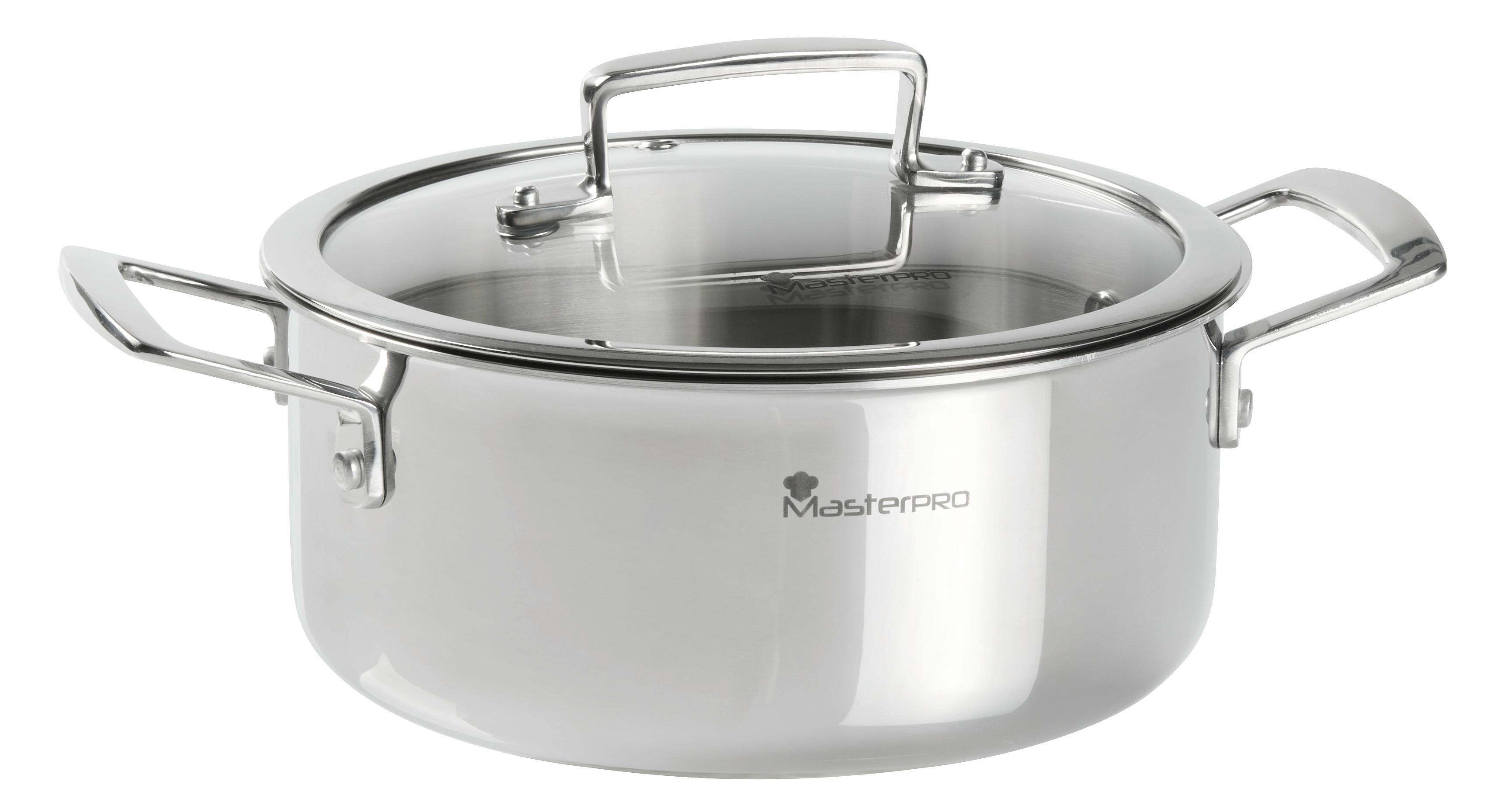 HRNEC SASCHA - CA. 2,7 - barvy stříbra/průhledné, Konvenční, kov/sklo (20/9cm) - Mömax