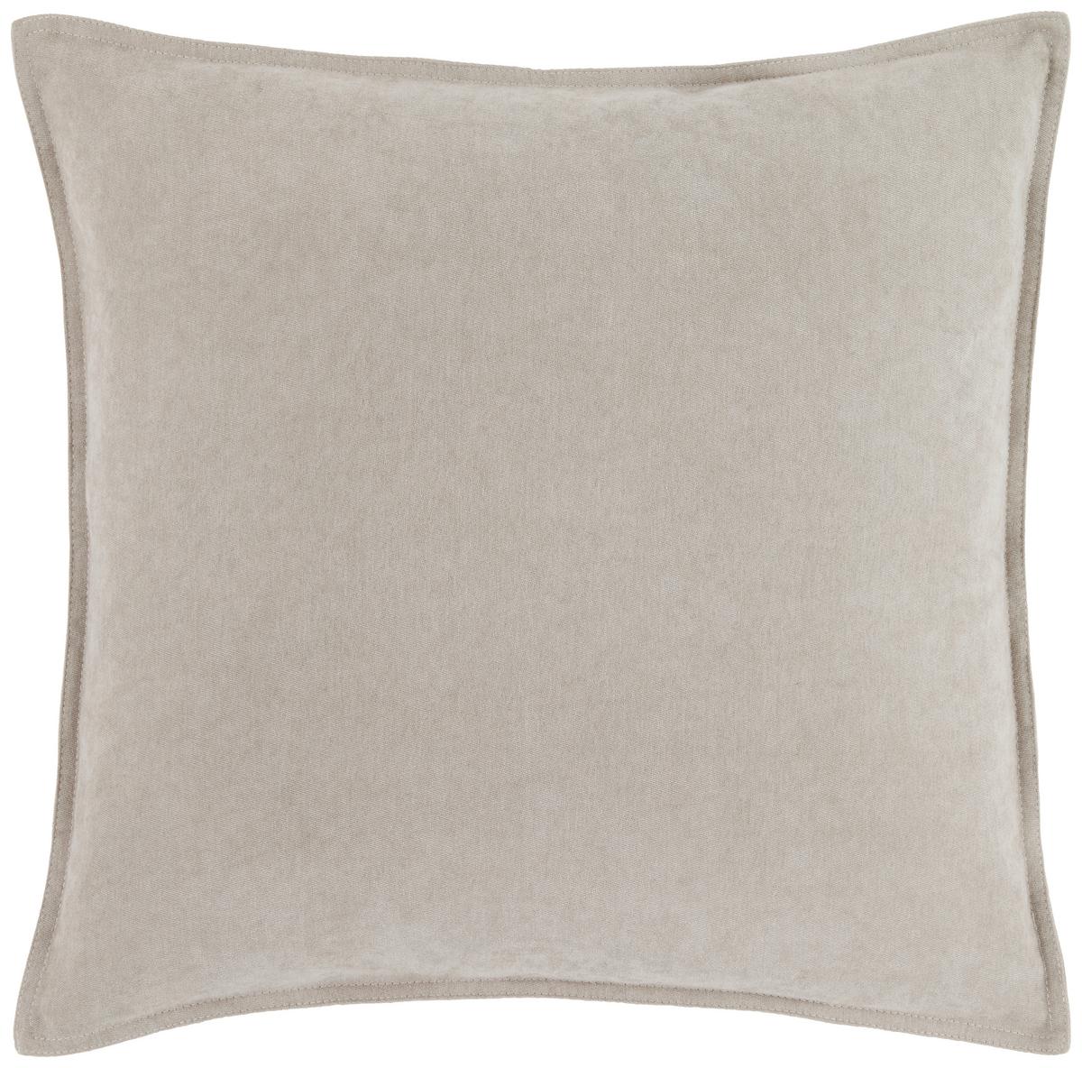 Dekorační polštář Nathi, 45/45cm,šedohnědá - šedohnědá, Konvenční, textil (45/45cm) - Modern Living