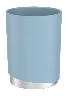 KELÍMEK NA ZUBNÍ KARTÁČEK CHRIS - modrá, Moderní, kov/plast (8/11cm) - Premium Living