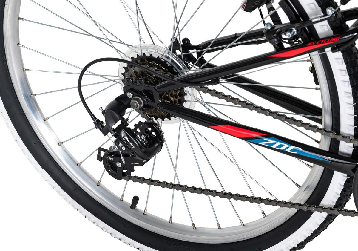 Mountainbike Fully 26 Zoll Zodiac 21 Gänge - Schwarz, Basics, Metall (180/70/100cm) - KS Cycling