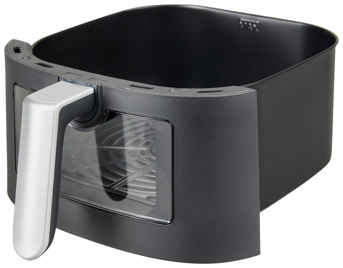 Heißluftfritteuse Jessica 6,5 L Schwarz - Schwarz, MODERN, Kunststoff (36,5cm) - Bono