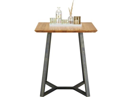 Jedálenský Stôl Iron - prírodné farby/čierna, Moderný, kov/drevo (65/76/65cm) - Zandiara Jedálenský Stôl Iron - prírodné farby/čierna, Moderný, kov/drevo (65/76/65cm) - Zandiara