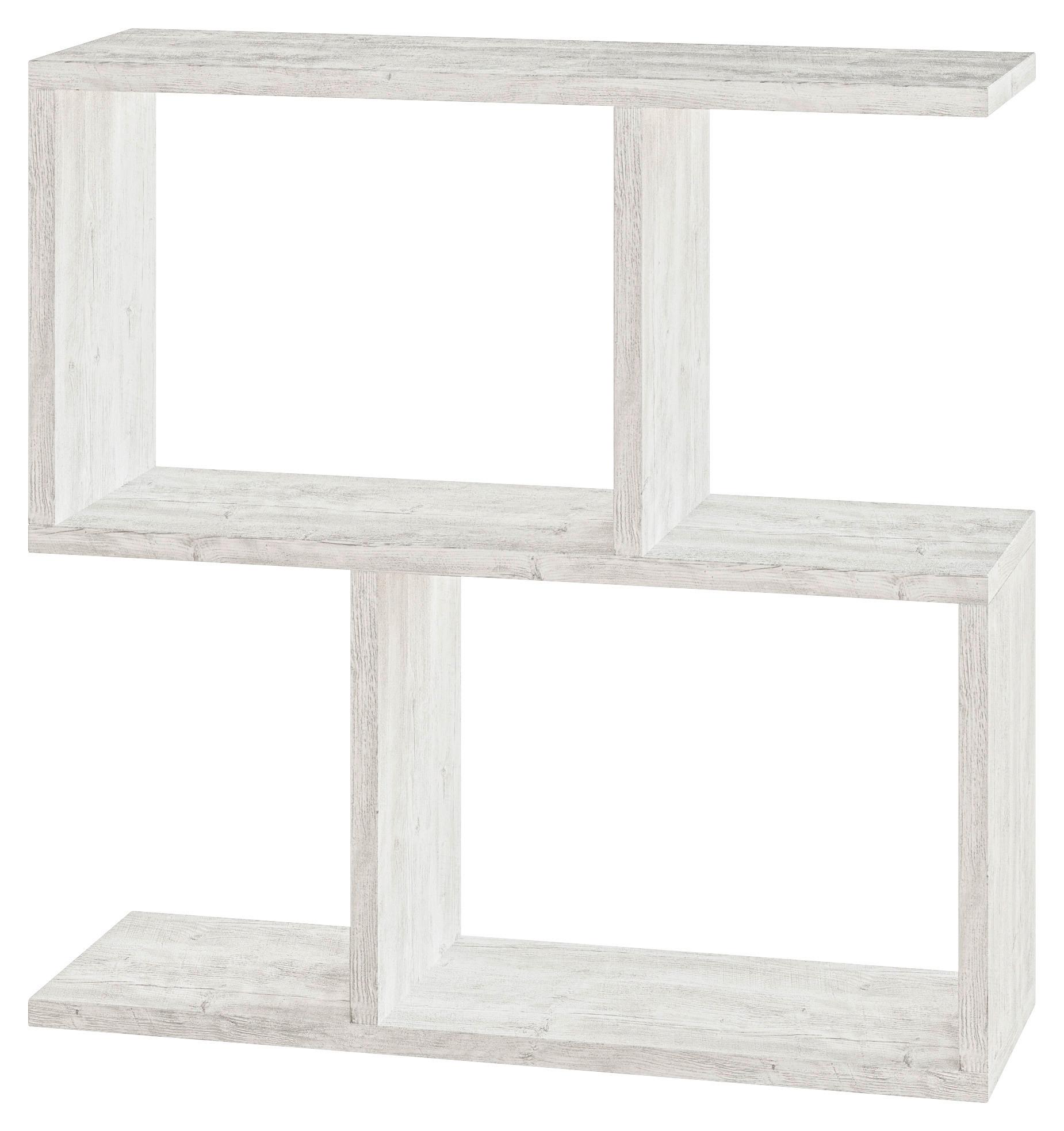 Príručný stolík, š: 60 cm - biela/farba duba, Design, kompozitné drevo (60cm) - Livetastic