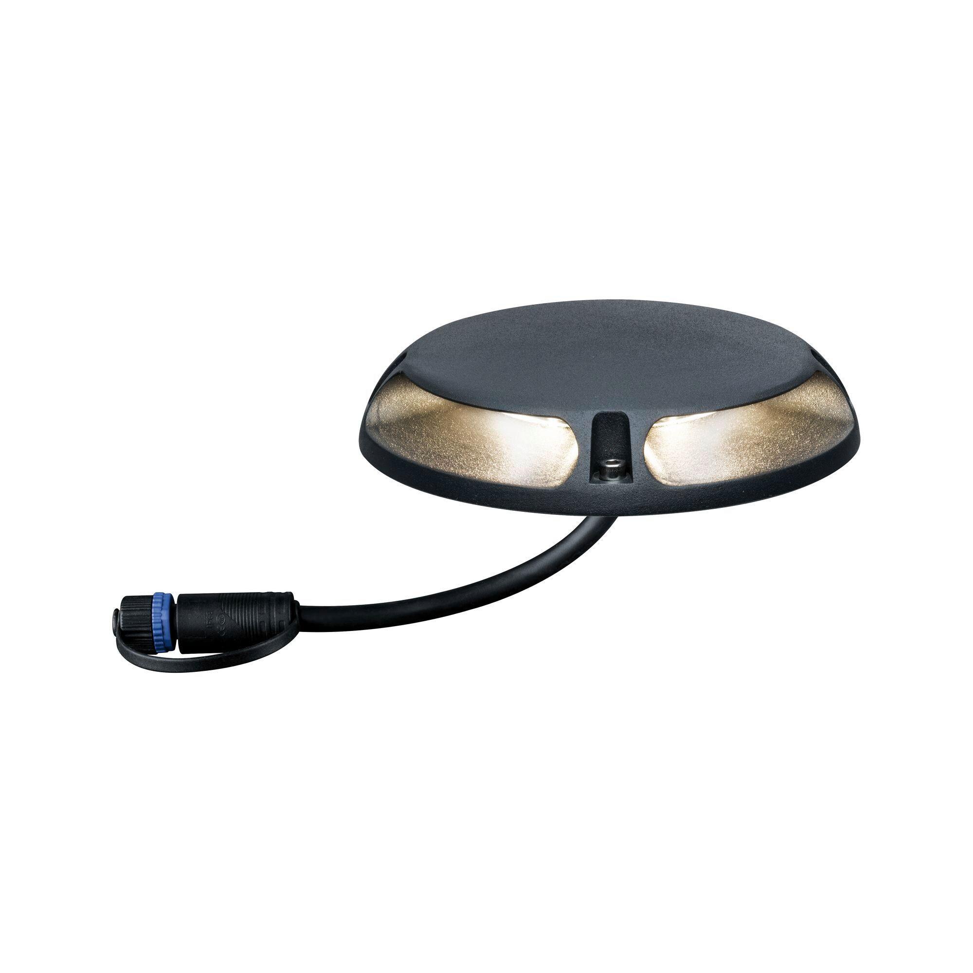 Wegeleuchte Plug&shine 6w Aluminium - Anthrazit, Design, Metall (16/3,2cm) - Paulmann