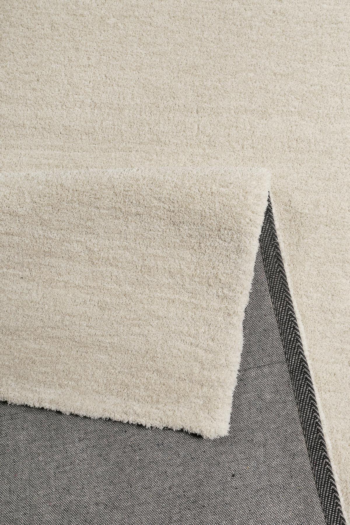 Hochflor Teppich Creme/Beige Loft 160x230 cm - Beige/Creme, KONVENTIONELL, Textil (160/230cm) - Esprit