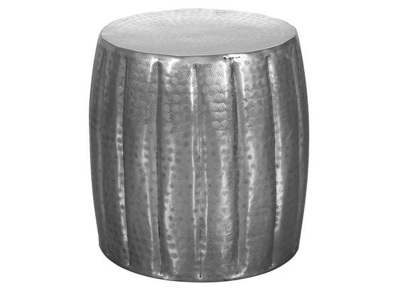 Beistelltisch Aus Handarbeit Jamal Silberfarben - Silberfarben, LIFESTYLE, Metall (38/38/42cm) - Livetastic Beistelltisch Aus Handarbeit Jamal Silberfarben - Silberfarben, LIFESTYLE, Metall (38/38/42cm) - Livetastic