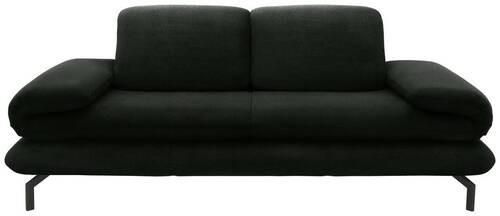 2-sitzer-sofa Looks Xiii Dunkelgrün - Dunkelgrün/Schwarz, Design, Textil (204 (264)/83 (110)/98cm) - LOOKS by W.Joop
