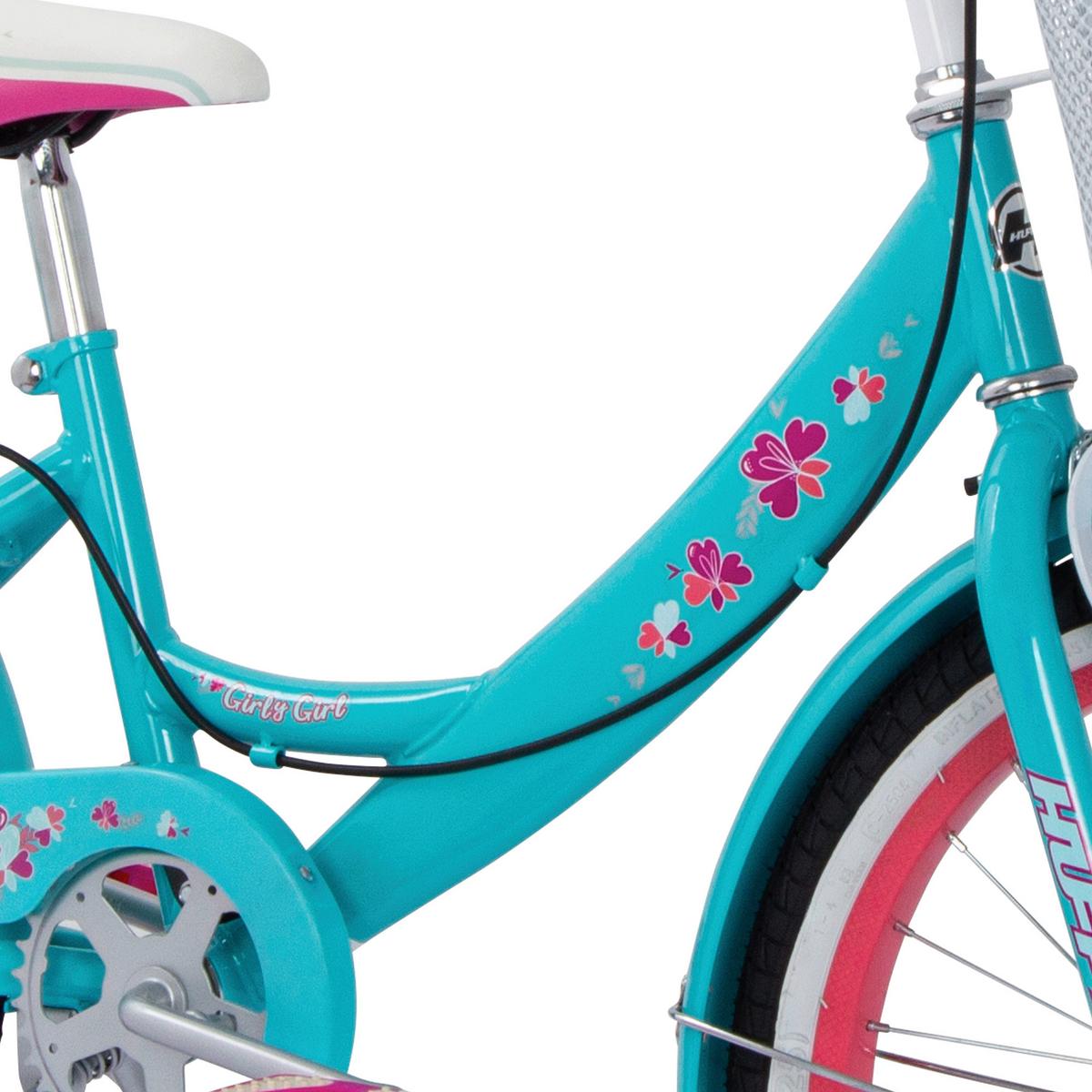 Kinderfahrrad Girly Girl Hellblau, 20 Zoll - Hellblau, Basics, Metall (66/96.5/140.5cm)