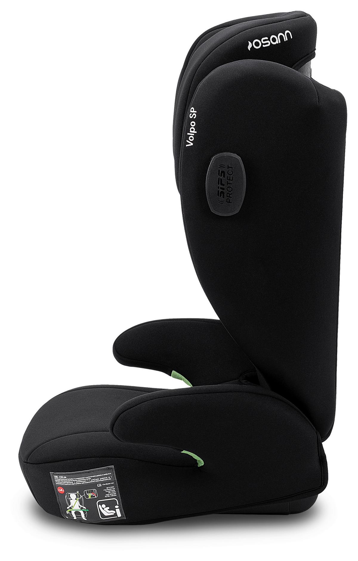 Kinderautositz Volpo Sp - Schwarz, Basics, Kunststoff (43/77/37cm) - Osann