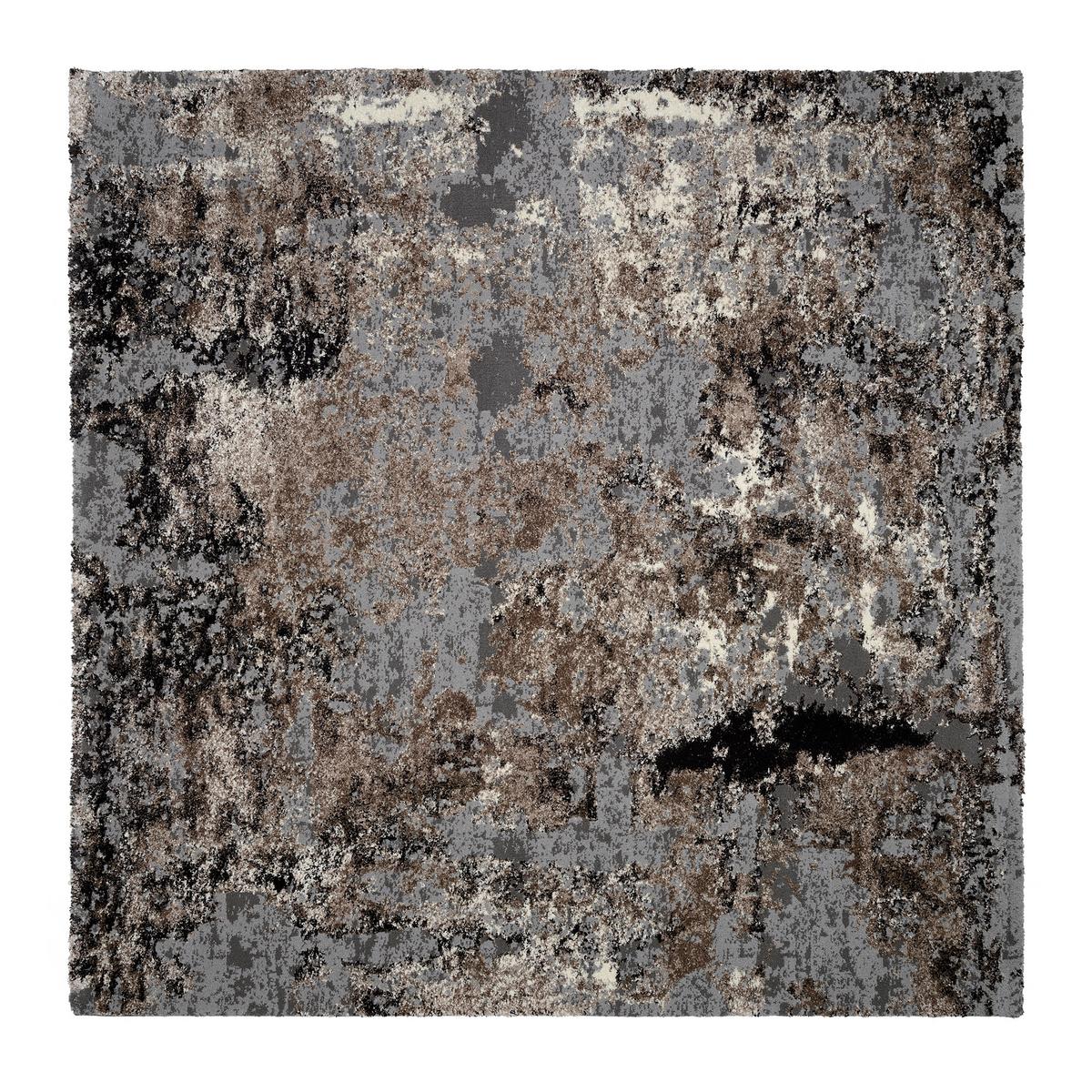 Webteppich Braun/Beige Timeline Quantum 200x200 cm - Beige/Braun, Design, Textil (200/200cm) - Novel