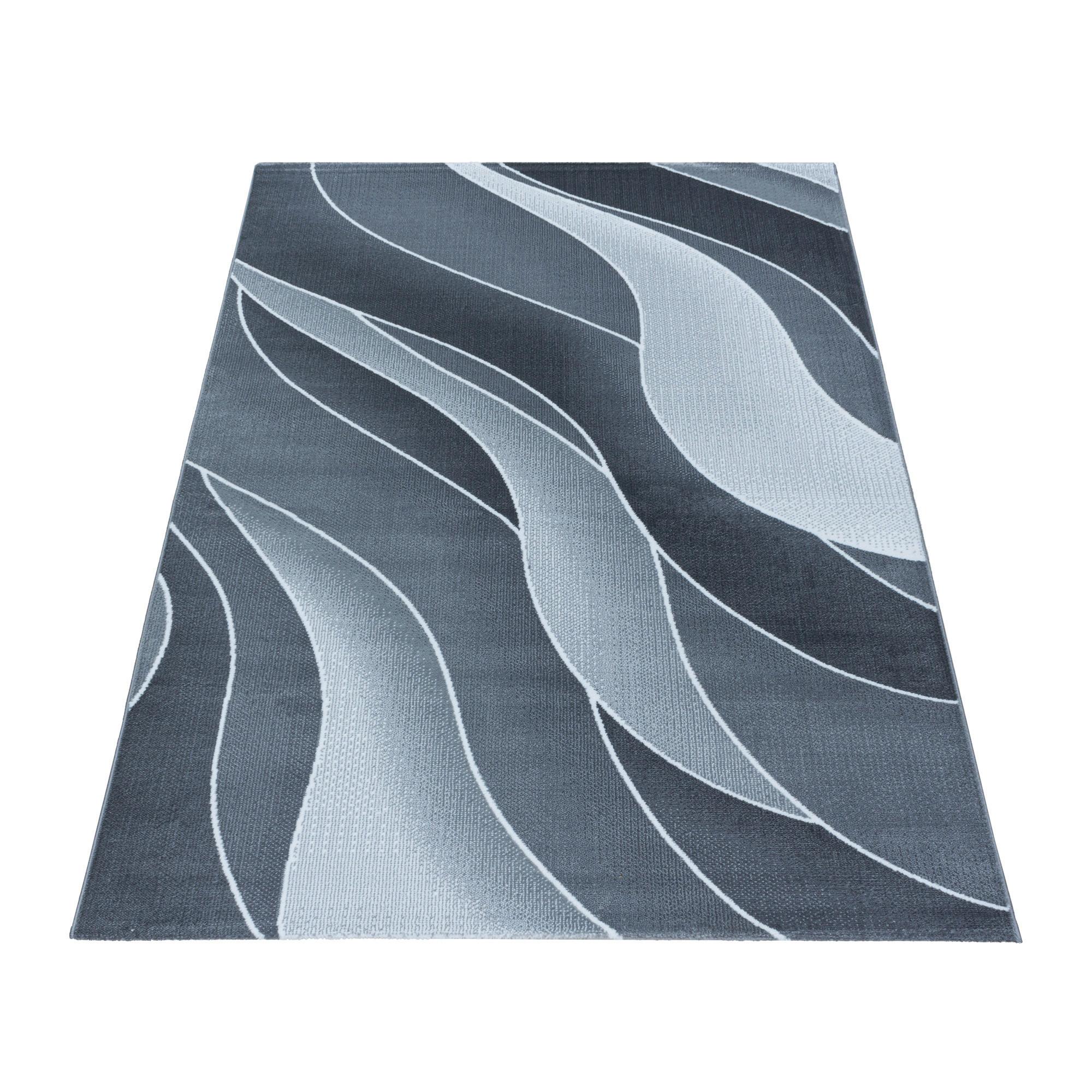 Webteppich Grau Costa 200x290 cm