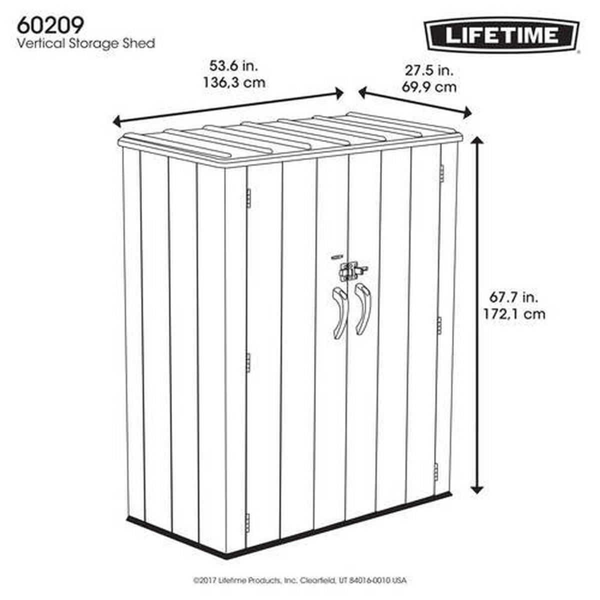 Werkzeugschrank 136x172x70 Cm Kunststoff - Naturfarben/Grau, Basics, Kunststoff (136/172/70cm)