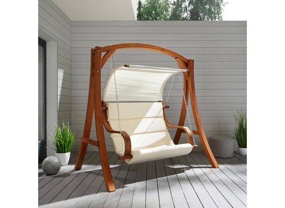Hojdačka Wave - přírodní barvy/barvy modřínu, Moderní, kov/dřevo (195/204/128cm) - Mömax modern living Hojdačka Wave - přírodní barvy/barvy modřínu, Moderní, kov/dřevo (195/204/128cm) - Mömax modern living