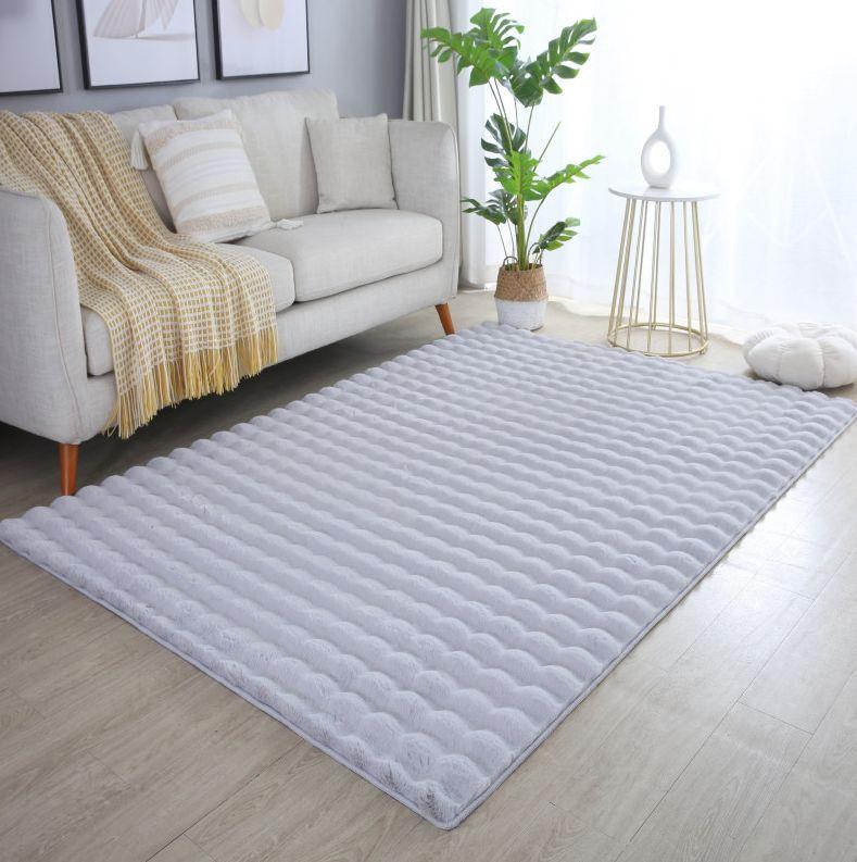 Koberec z umělé kožešiny 160x230 cm šedý - barvy stříbra, Basics, textil (160/230cm) - Novel