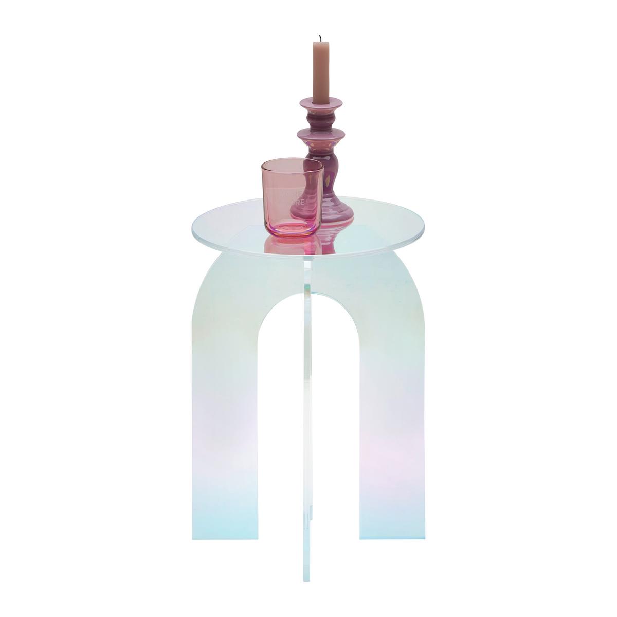 PRÍRUČNÝ STOLÍK RAINBOW -TREND- - viacfarebná, Lifestyle, plast (30/30/40cm) - Mömax