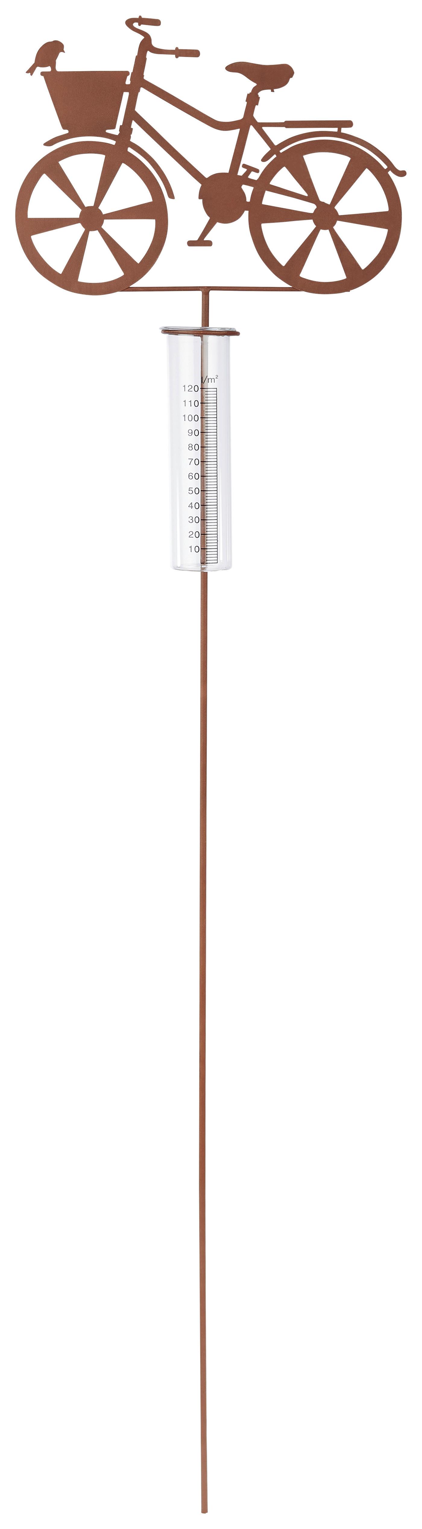 Gartenstecker Fiorina - Rostfarben, KONVENTIONELL, Metall (21/115cm) - Luca Bessoni