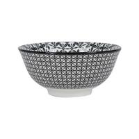 Miska na cerálie SHIVA - bílá/černá, Lifestyle, keramika (15,5/7cm) - Mömax