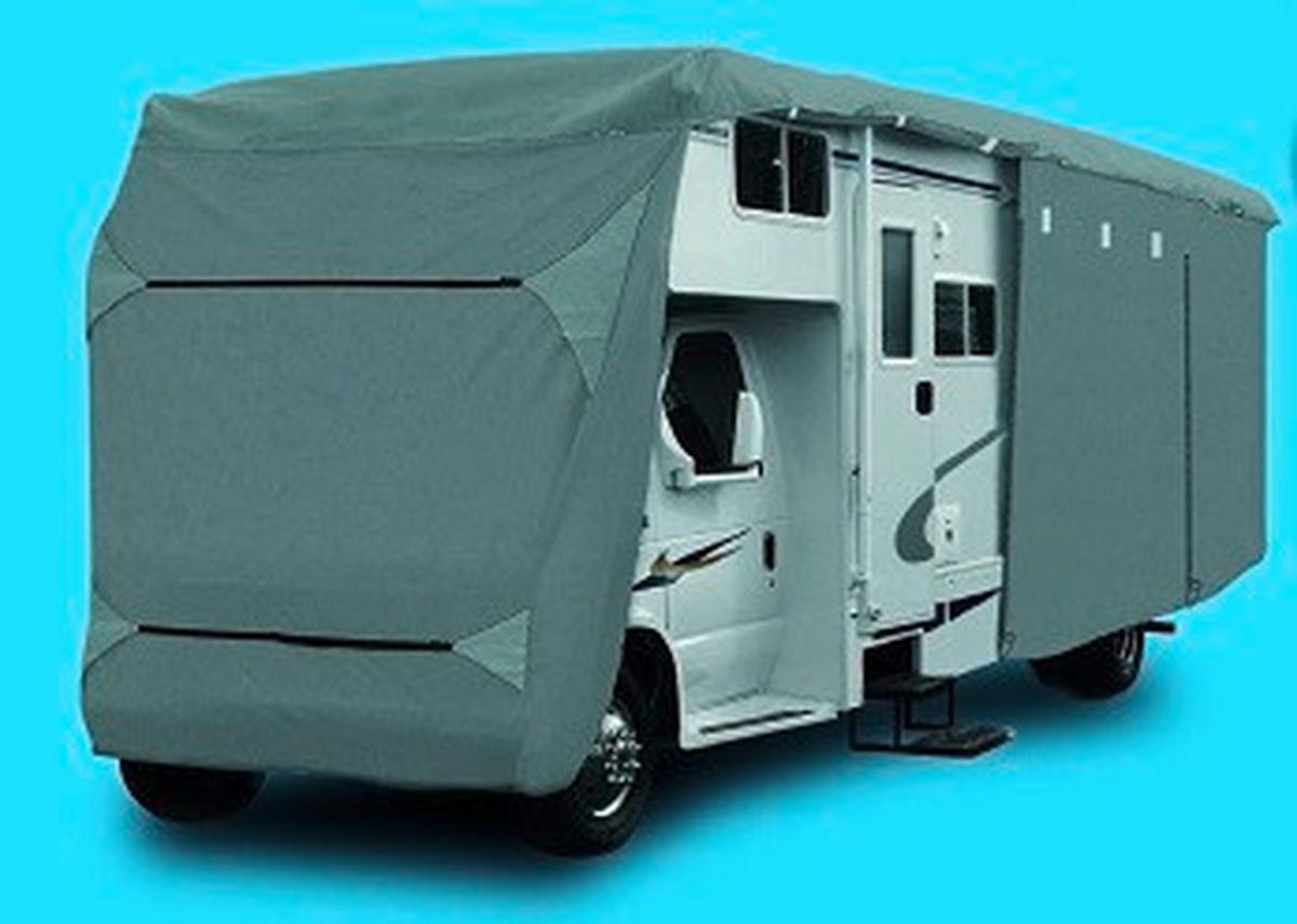 Schutzplane Abdeckplane für Wohnmobil Gr. L Grau - Grau, Basics, Kunststoff (235/275/870cm)