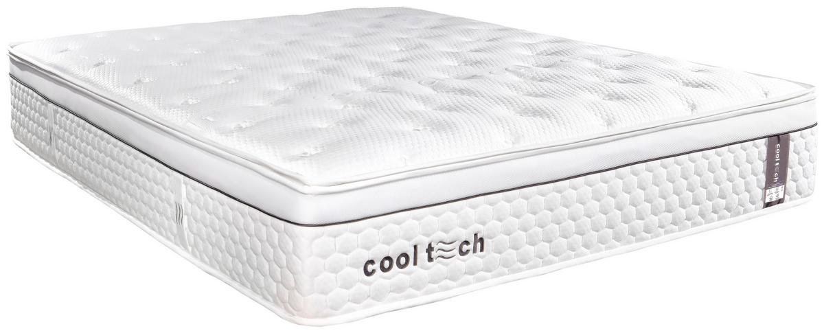 Taschenfederkernmatratze Cooltech 140x200cm H3 H: 32 Cm - Weiß, Basics, Textil (140/200cm) - Livetastic