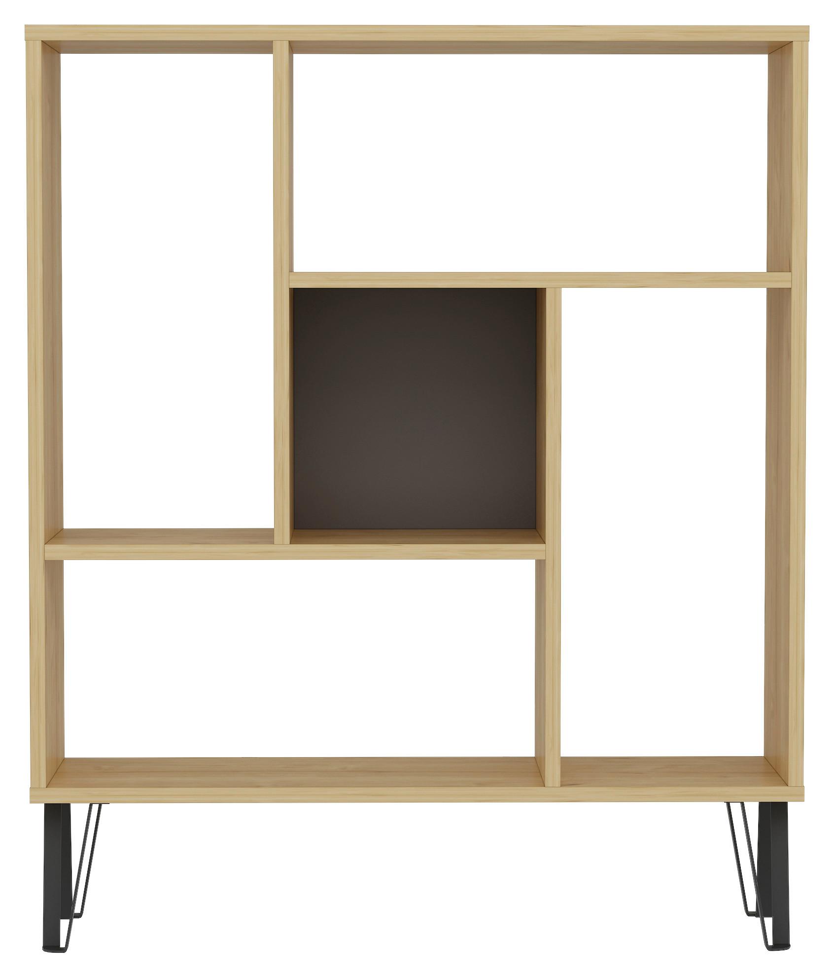 REGÁL ARVEN - farba duba, Design, kompozitné drevo (90/107,8/25cm) - Livetastic