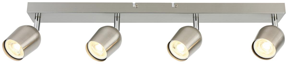 BODOVÉ SVÍTIDLO ERNESTINE - barvy chromu/barvy niklu, Romantický / Rustikální, kov/plast (56/7,5/14cm) - Mömax