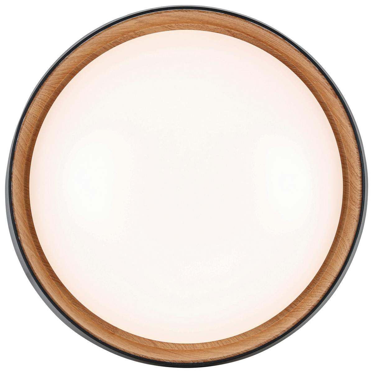 STROPNÉ LED SVIETIDLO LIA - biela, Konventionell, kov/drevo (39/7cm) - Mömax