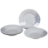 Suppentellerset Mathilda - Blau/Weiß, Trend, Keramik (20cm) - Ondega