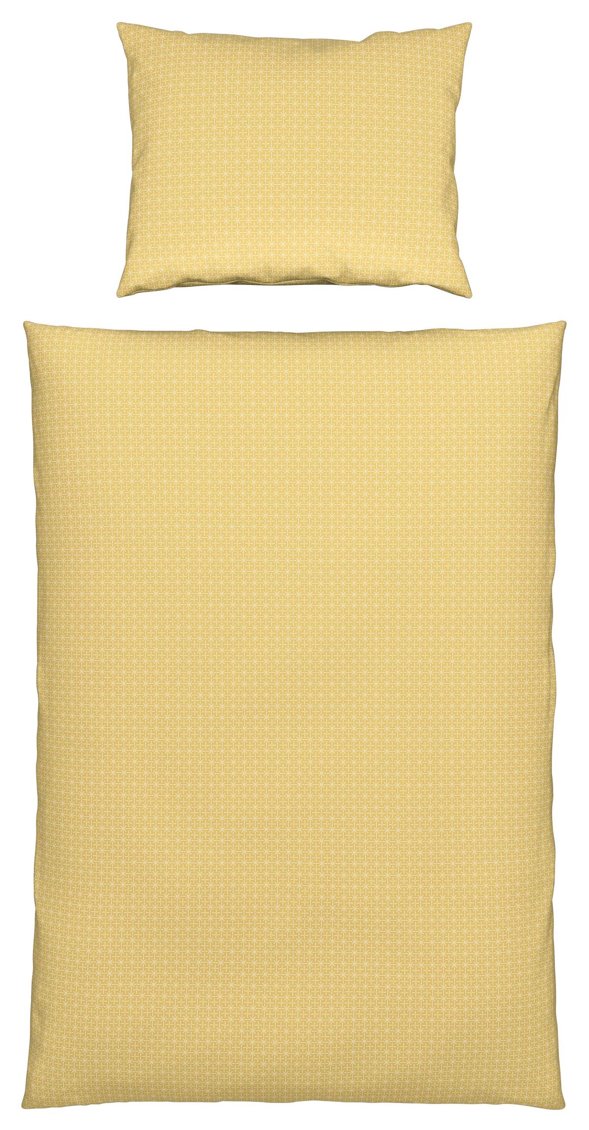 POVLEČENÍ Laura, 140/200cm, žlutá - žlutá, Konvenční, textil (140/200cm) - Modern Living