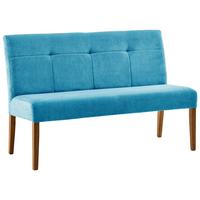 Sitzbank Damla Türkis/eichefarben B: 140 Cm - Türkis/Eichefarben, KONVENTIONELL, Holz/Textil (140/91,5/63cm) - Cantus