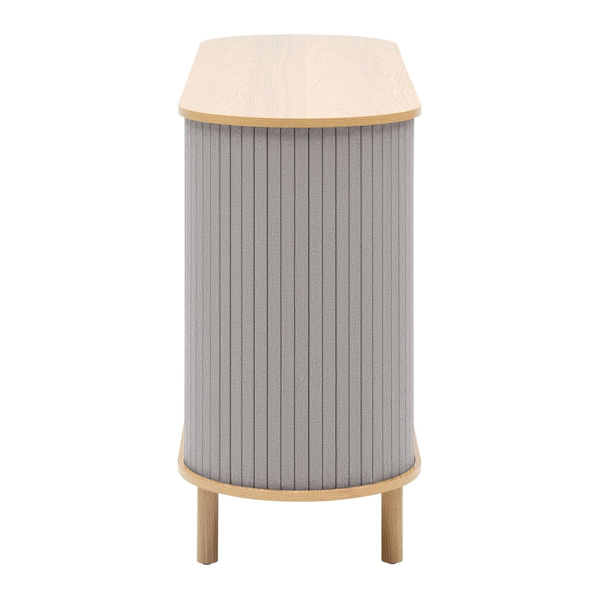 ŠIROKÁ KOMODA ARVID -EXKLUSIV- - sivá/prírodná farba, Modern, drevo/kompozitné drevo (140/75/40cm) - Mömax