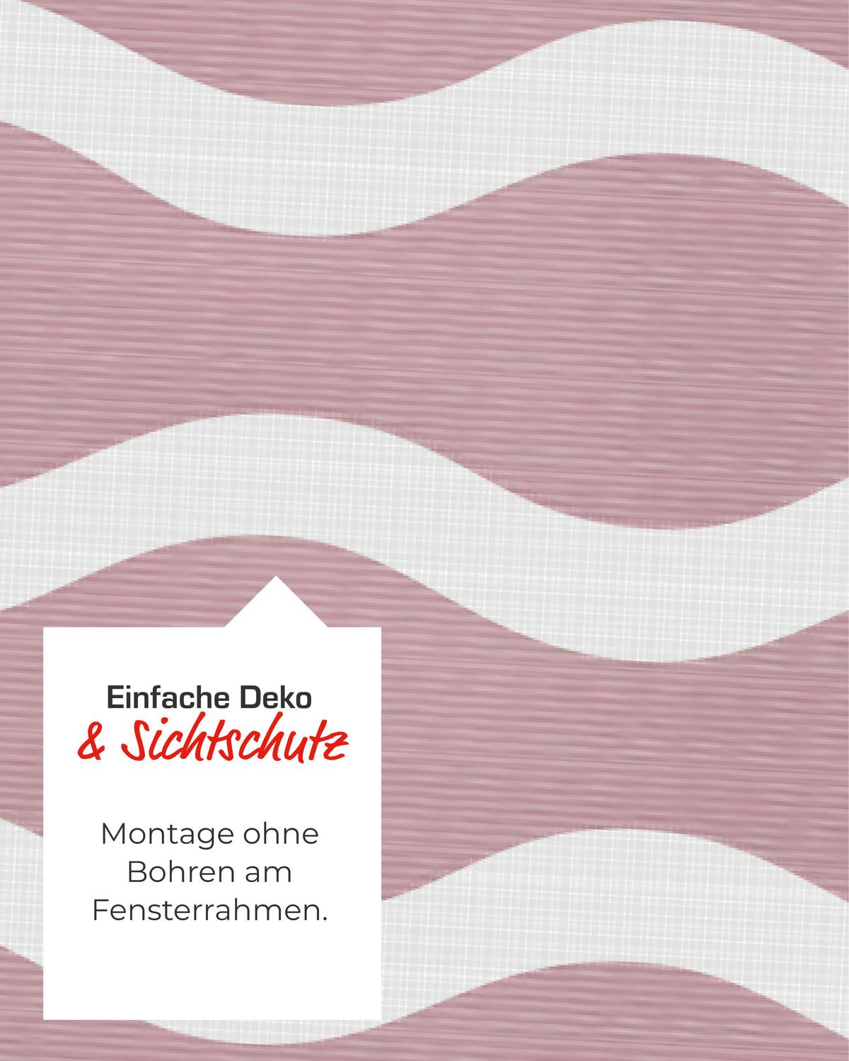 DOPPELROLLO Rosa 75x150 cm - Rosa, Basics, Textil (75/150cm) - Schwöller