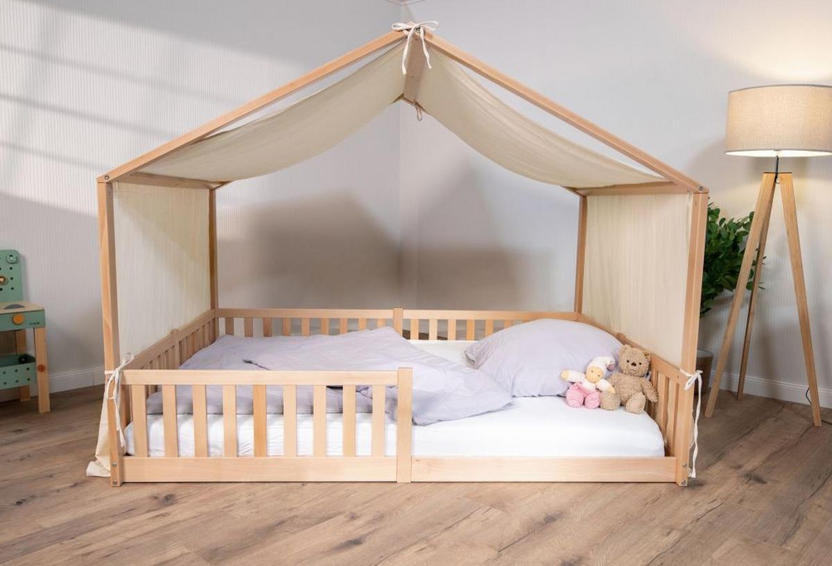 Baldachin Creme, B/l: 120-140x200cm - Creme, Basics, Textil (120-140/200cm) - tiSsi